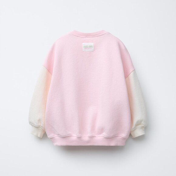 New ZARA ‘Paris’ Raised Slogan Sweatshirt – Toddler Size 2 (NWT) - Picture 4 of 8
